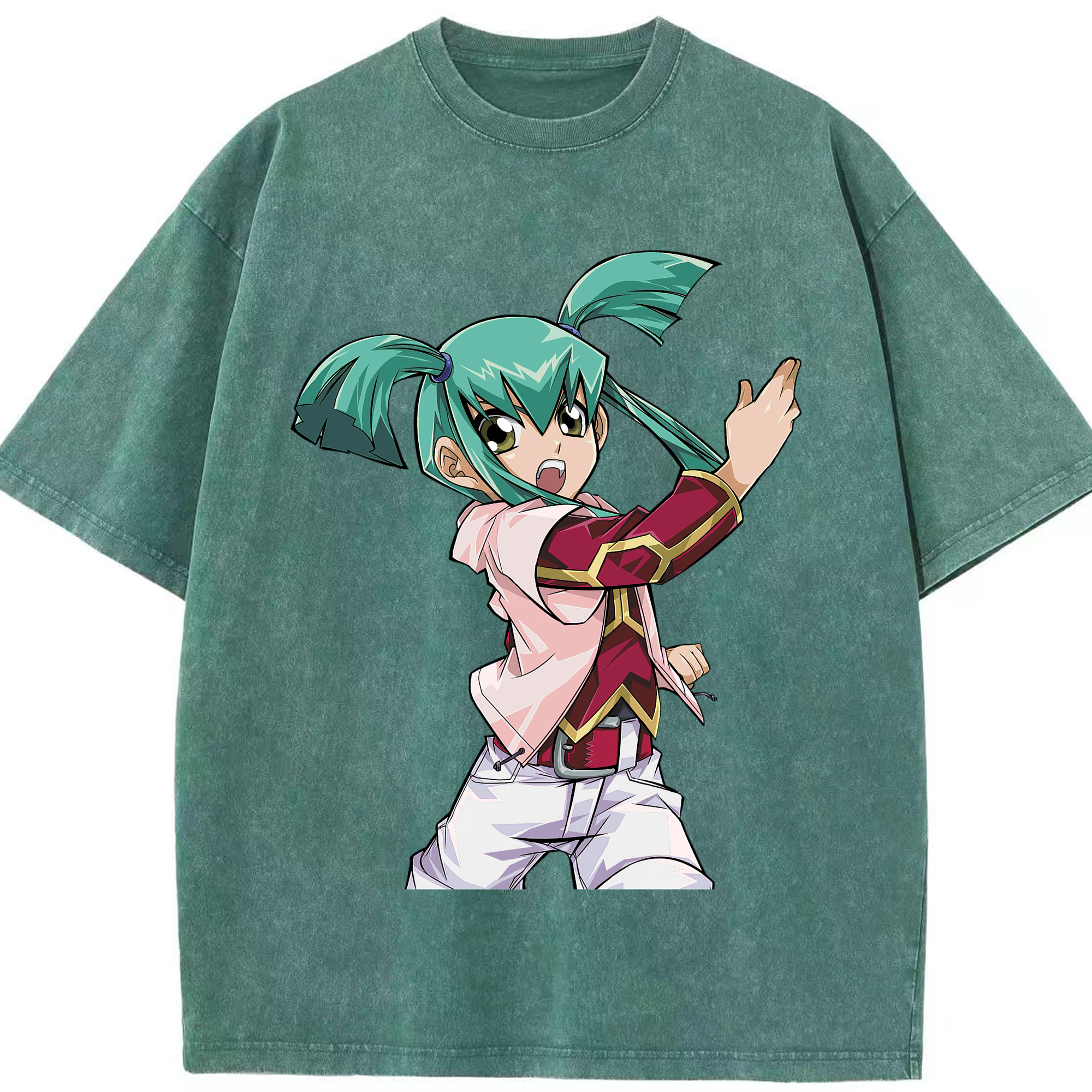 （画像用） 遊☆戯☆王 Yu-Gi-Oh! 綿100% ヴィンテージ風 半袖Tシャツ（フロントプリント）